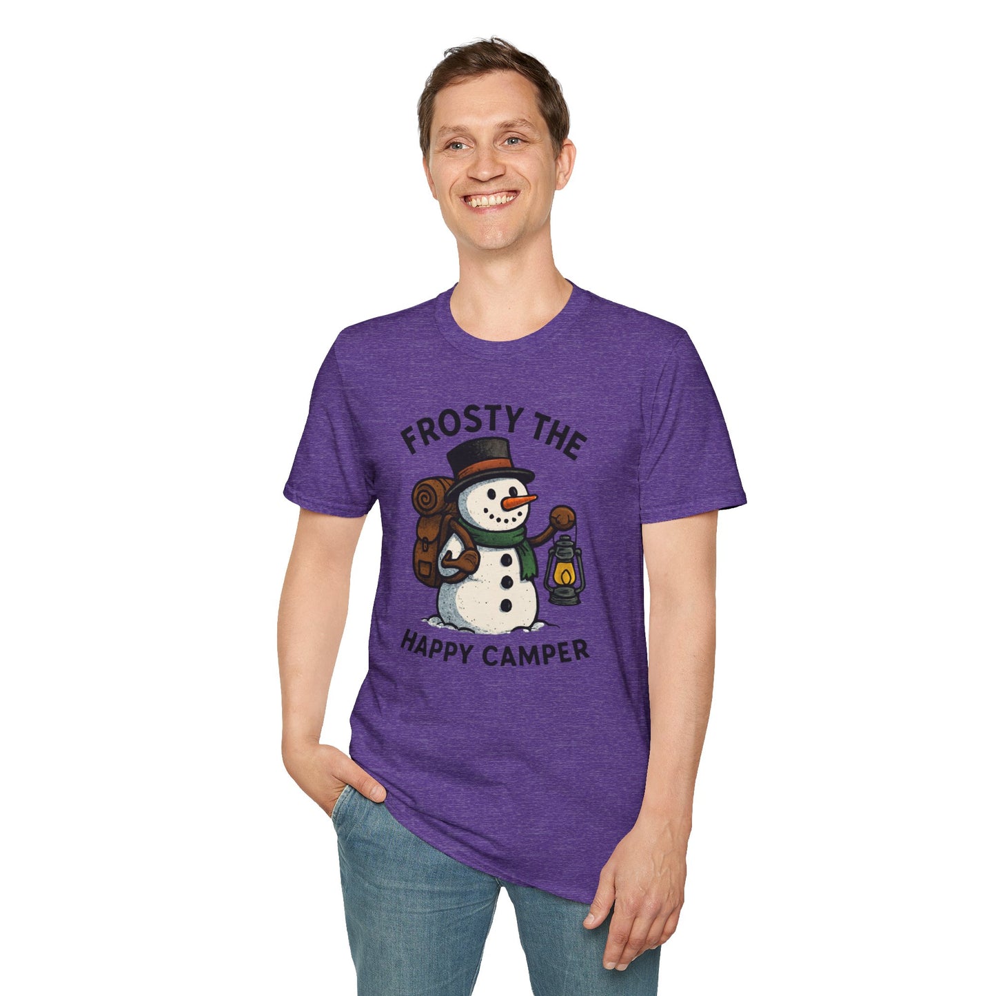 Camper Snowman Unisex T-shirt