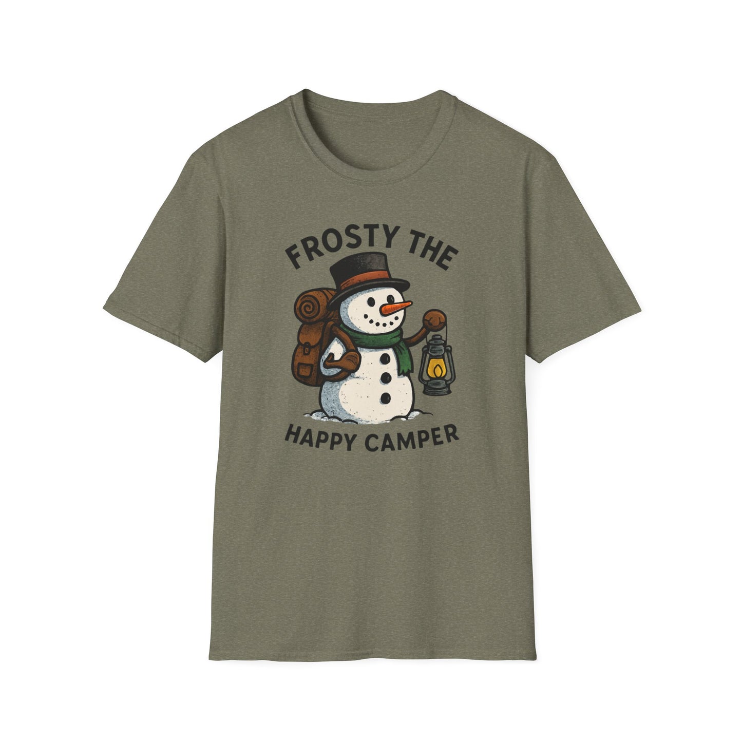 Camper Snowman Unisex T-shirt