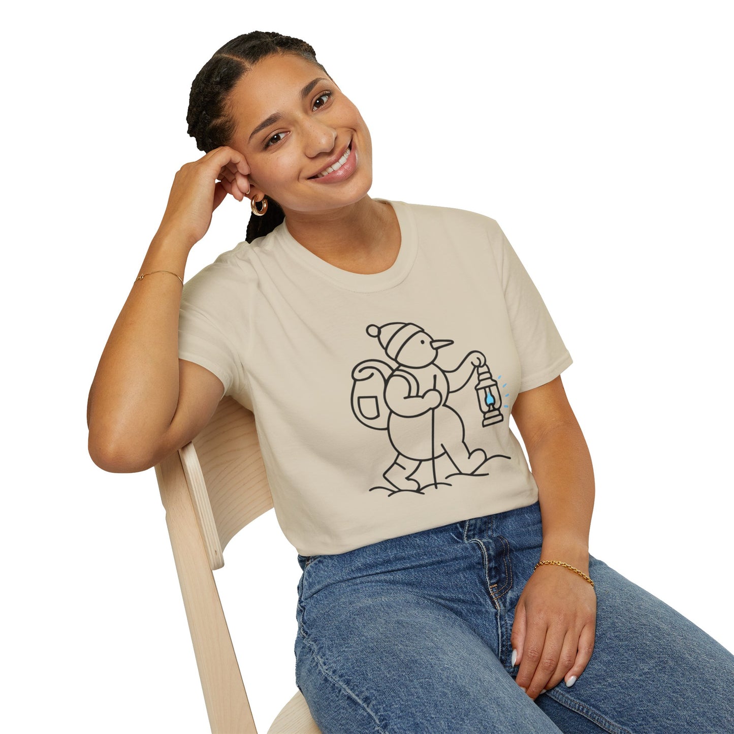 Camper Snowman Unisex T-shirt