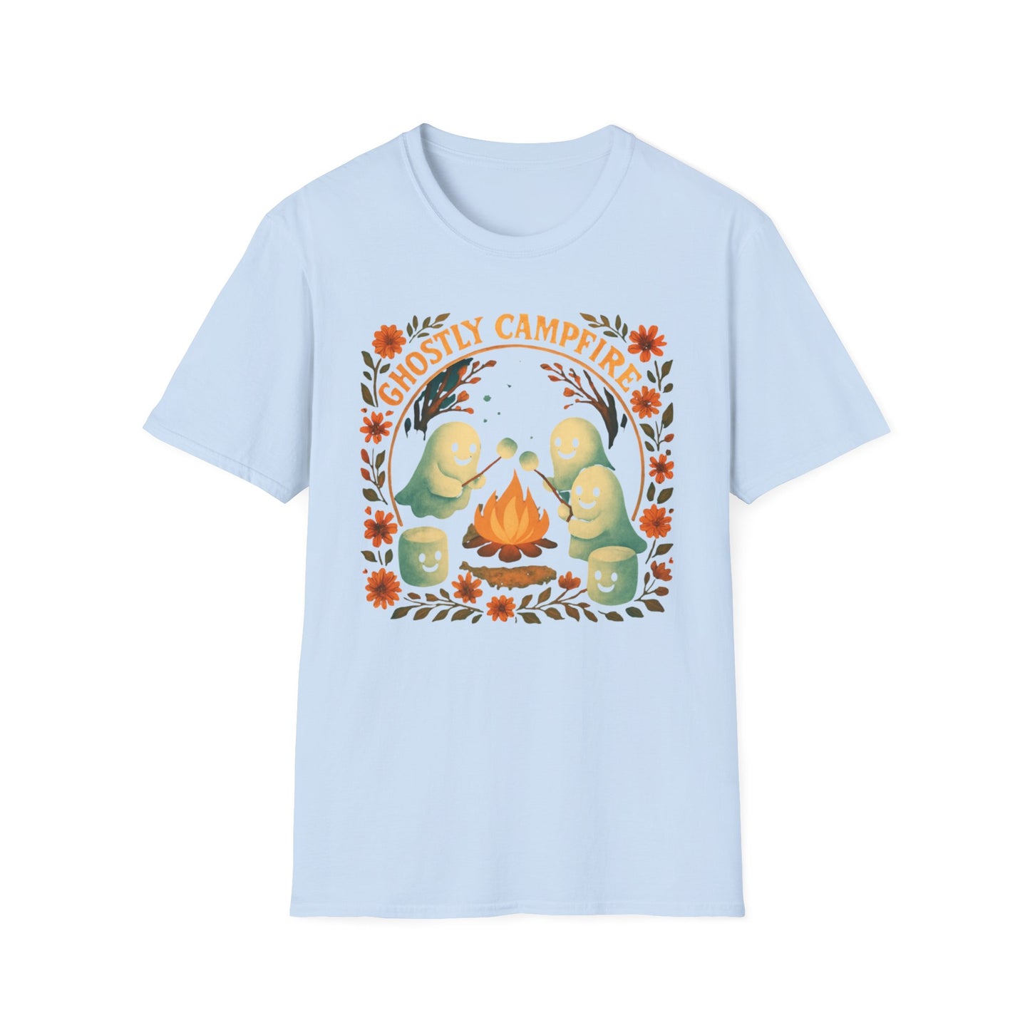 Ghostly Campfire Unisex T-shirt