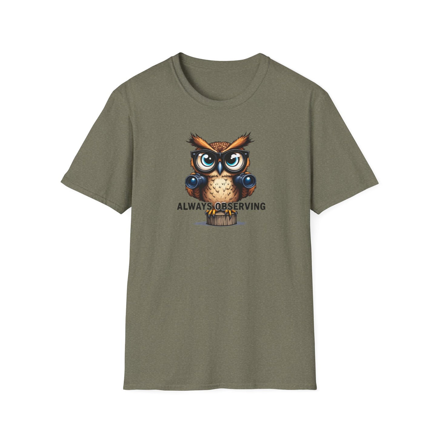Observing Owl Unisex T-Shirt