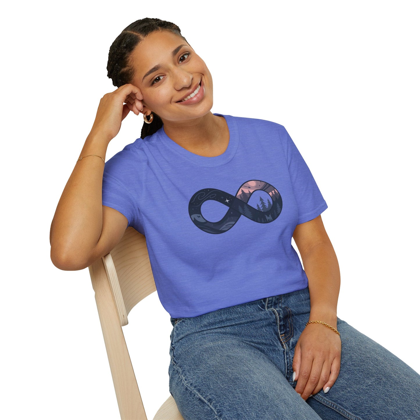 Infinity Celestial Forest Unisex T-Shirt