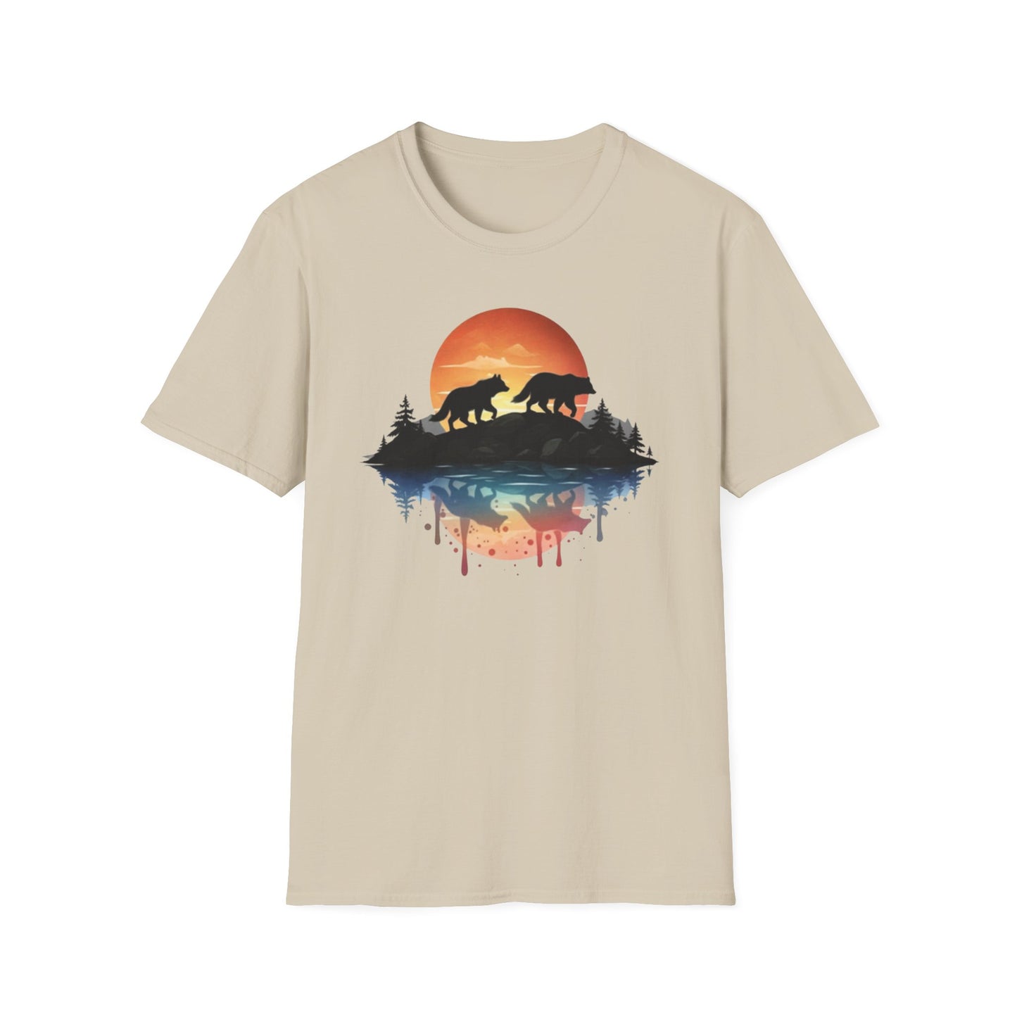 Wolf Pack Mountain Unisex T-Shirt