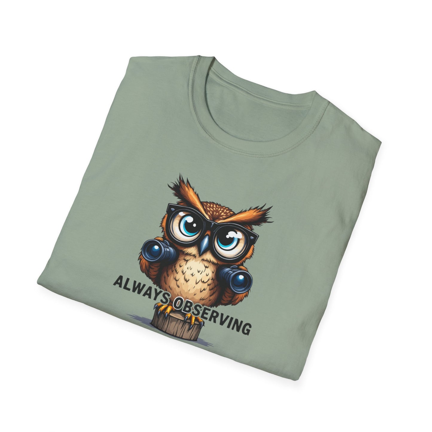 Observing Owl Unisex T-Shirt