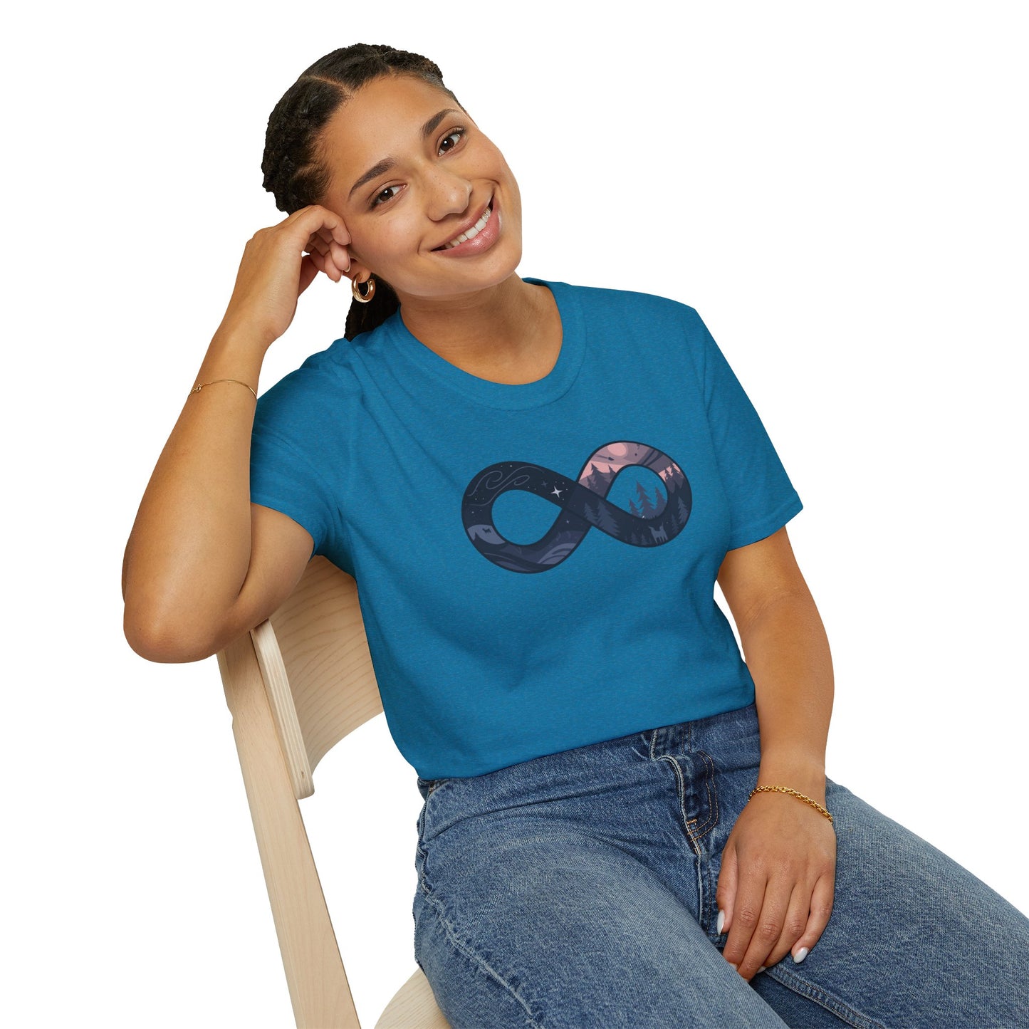 Infinity Celestial Forest Unisex T-Shirt