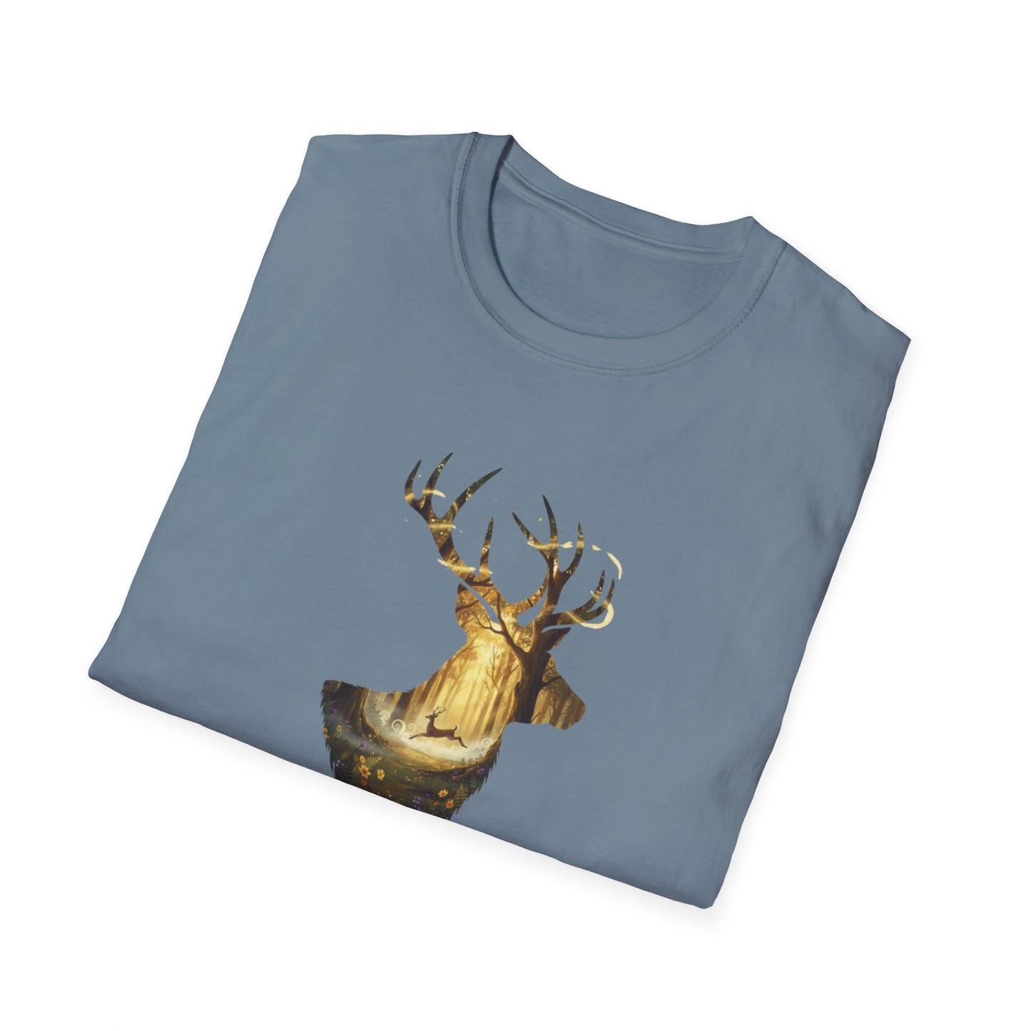 Majestic Stag Forest Unisex T-Shirt