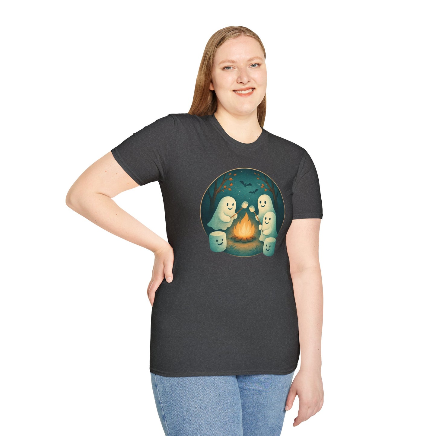 Ghost Campfire Unisex Softstyle T-Shirt