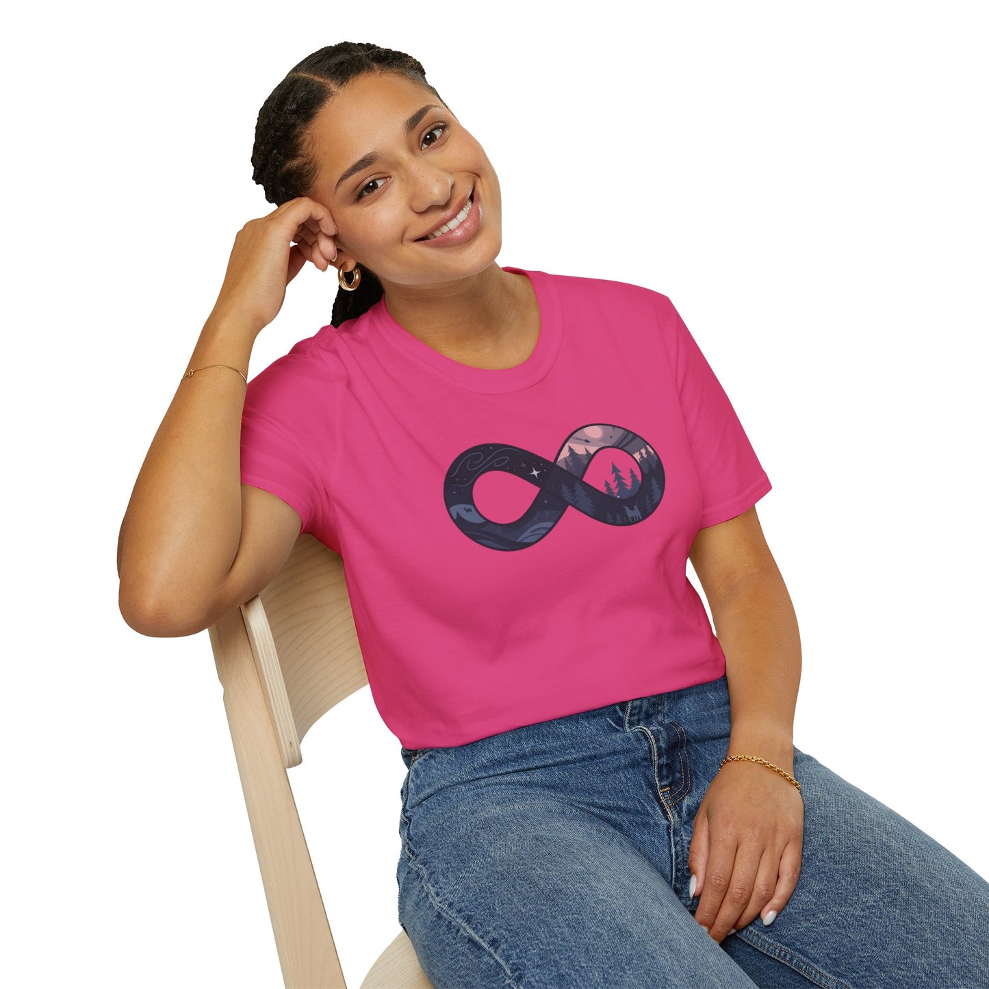 Infinity Celestial Forest Unisex T-Shirt