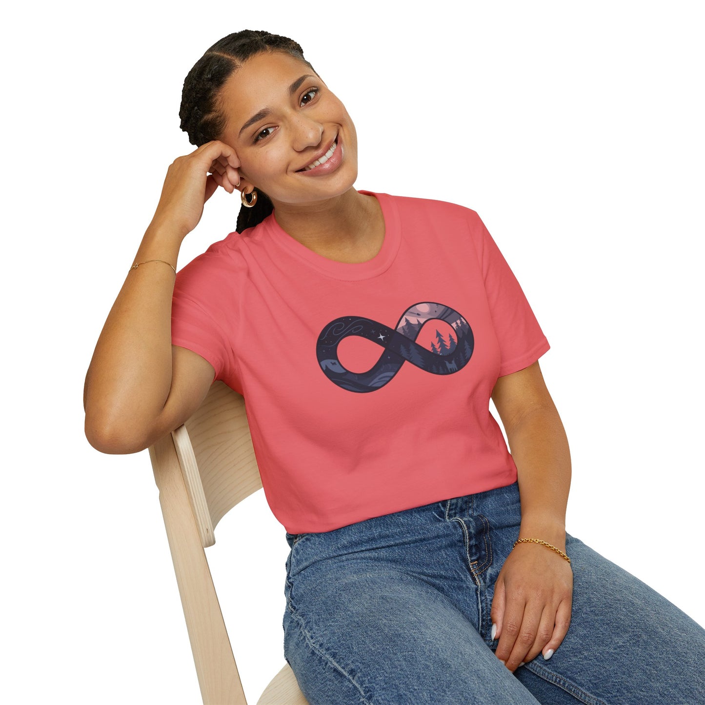 Infinity Celestial Forest Unisex T-Shirt