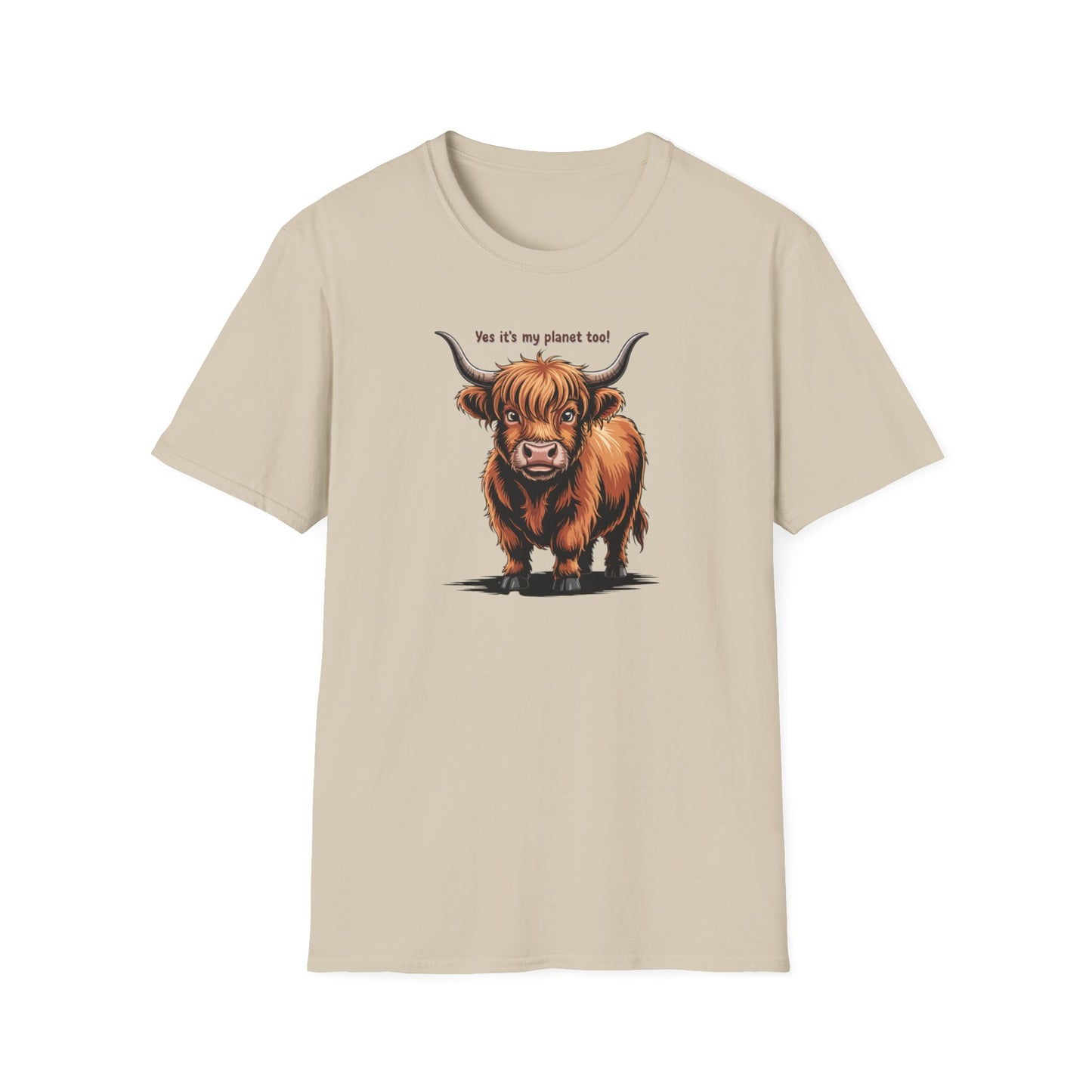 Nature Highland Cow Unisex T-Shirt