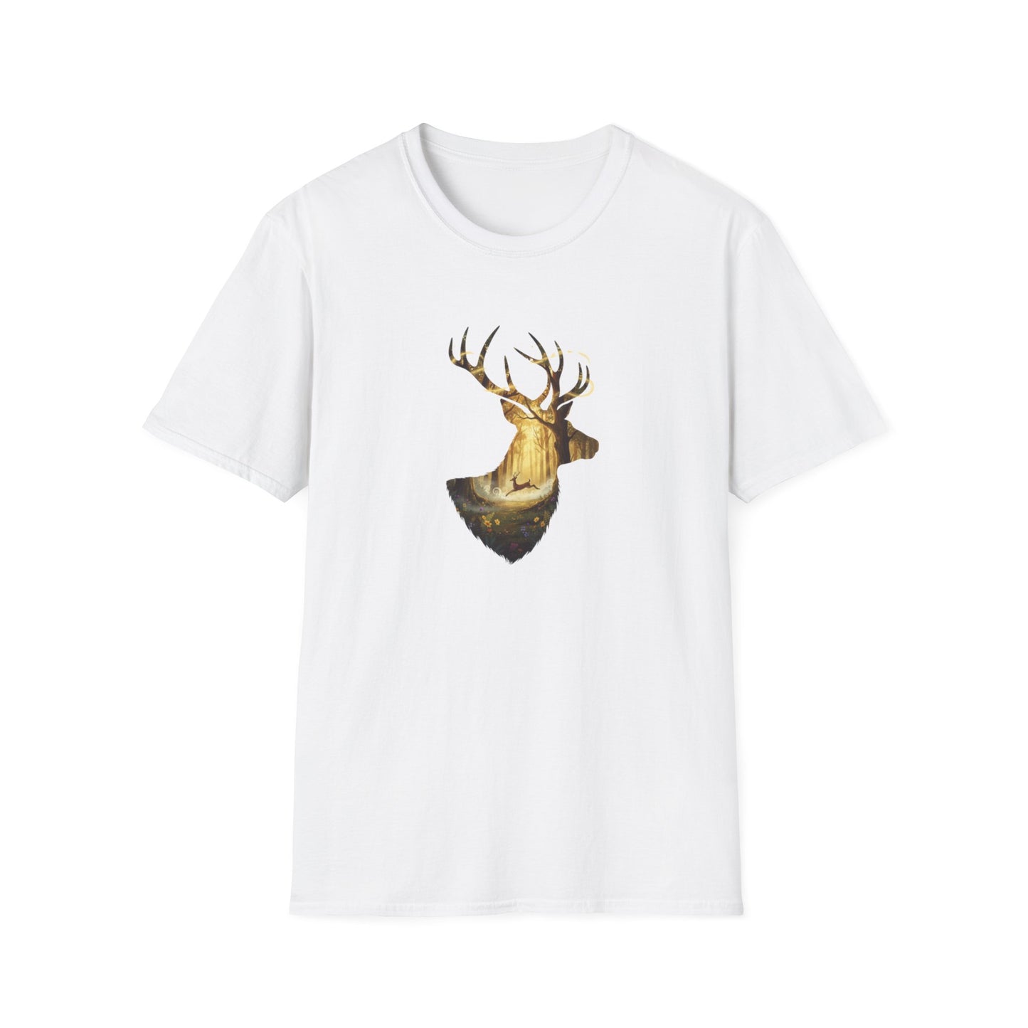 Majestic Stag Forest Unisex T-Shirt