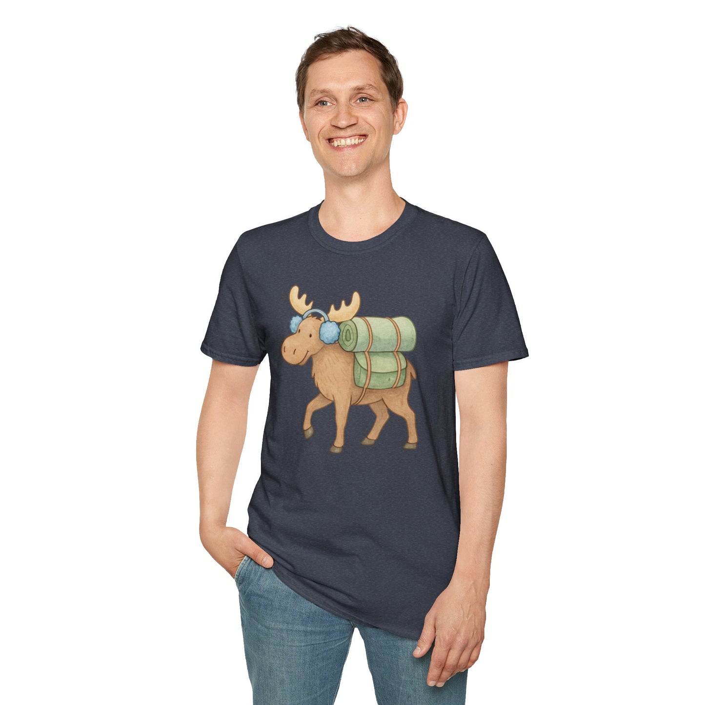 Winter Moose Unisex T-Shirt