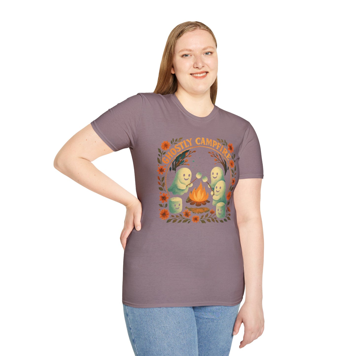 Ghostly Campfire Unisex T-shirt