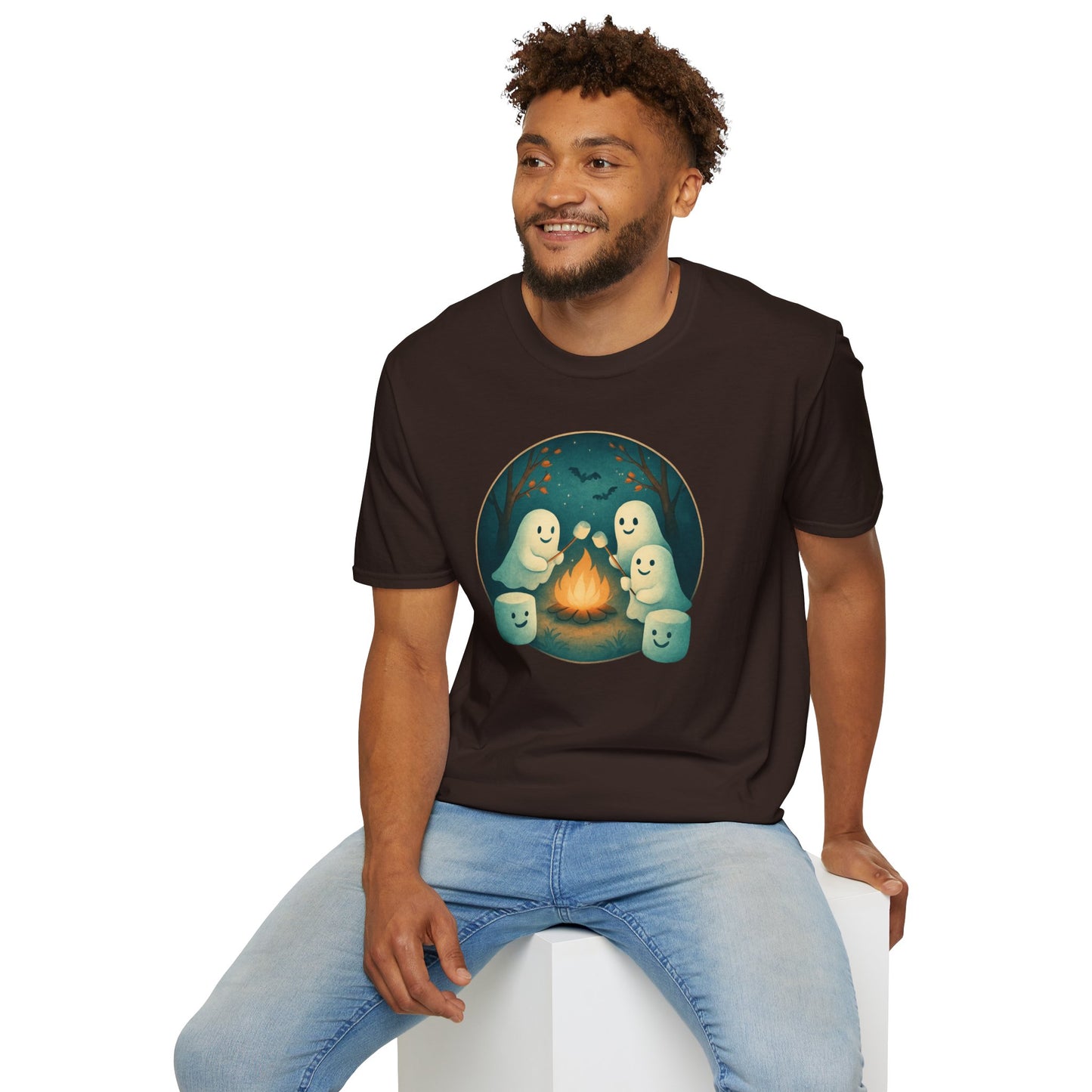 Ghost Campfire Unisex Softstyle T-Shirt