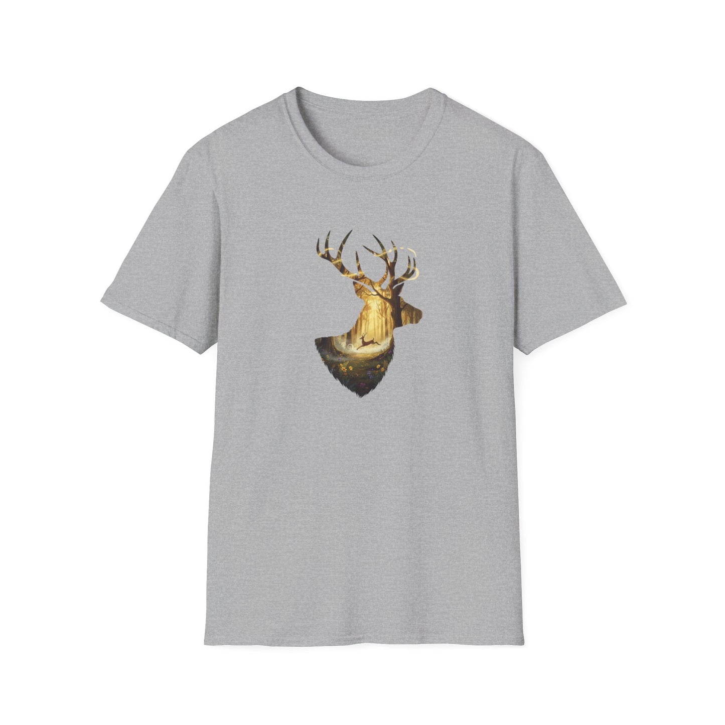 Majestic Stag Forest Unisex T-Shirt