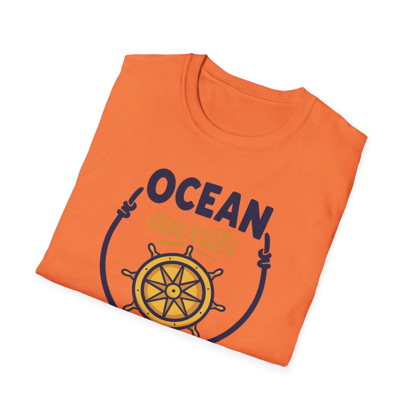 Ocean Awaits Compass, Unisex T-Shirt