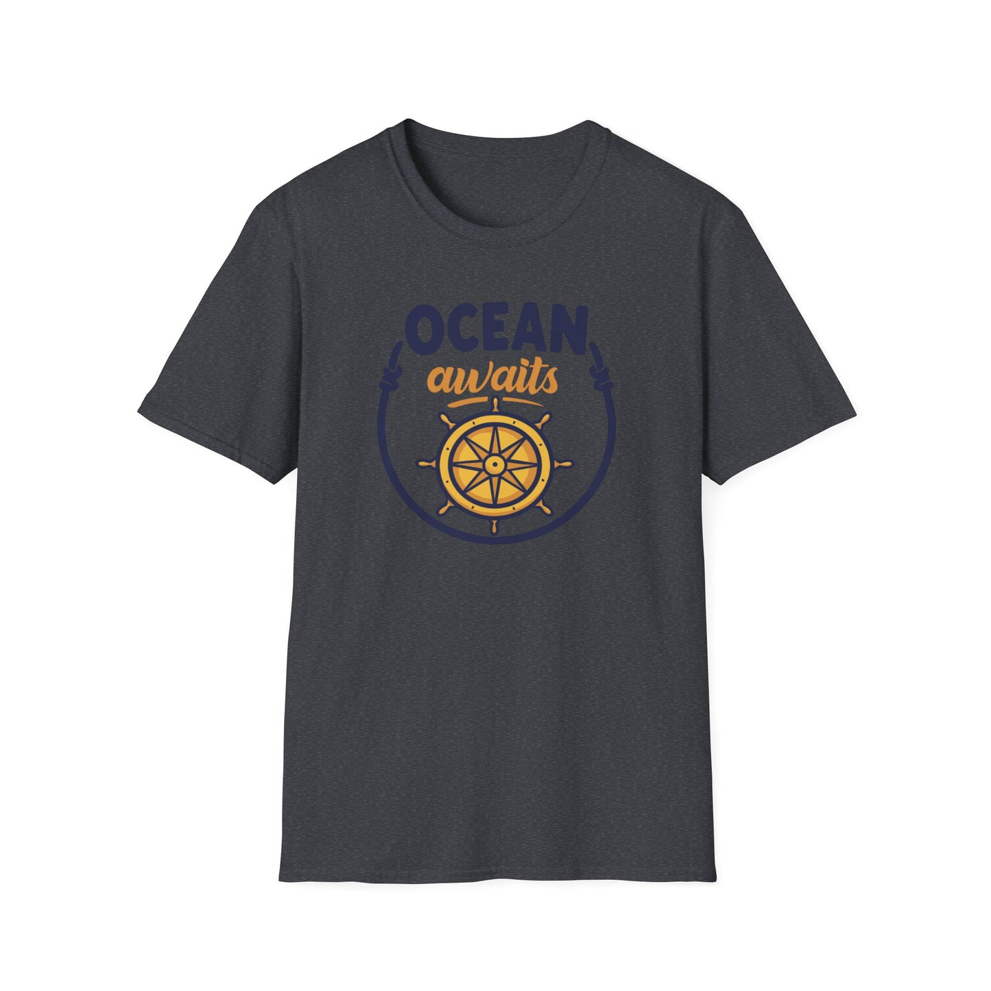 Ocean Awaits Compass, Unisex T-Shirt