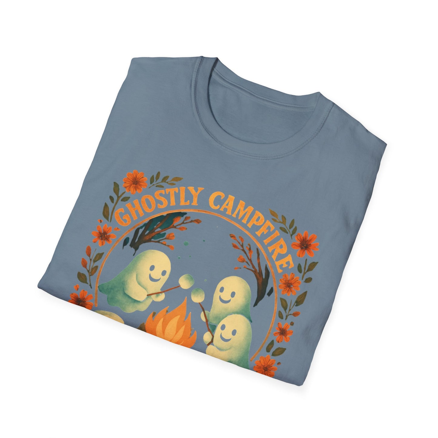 Ghostly Campfire Unisex T-shirt