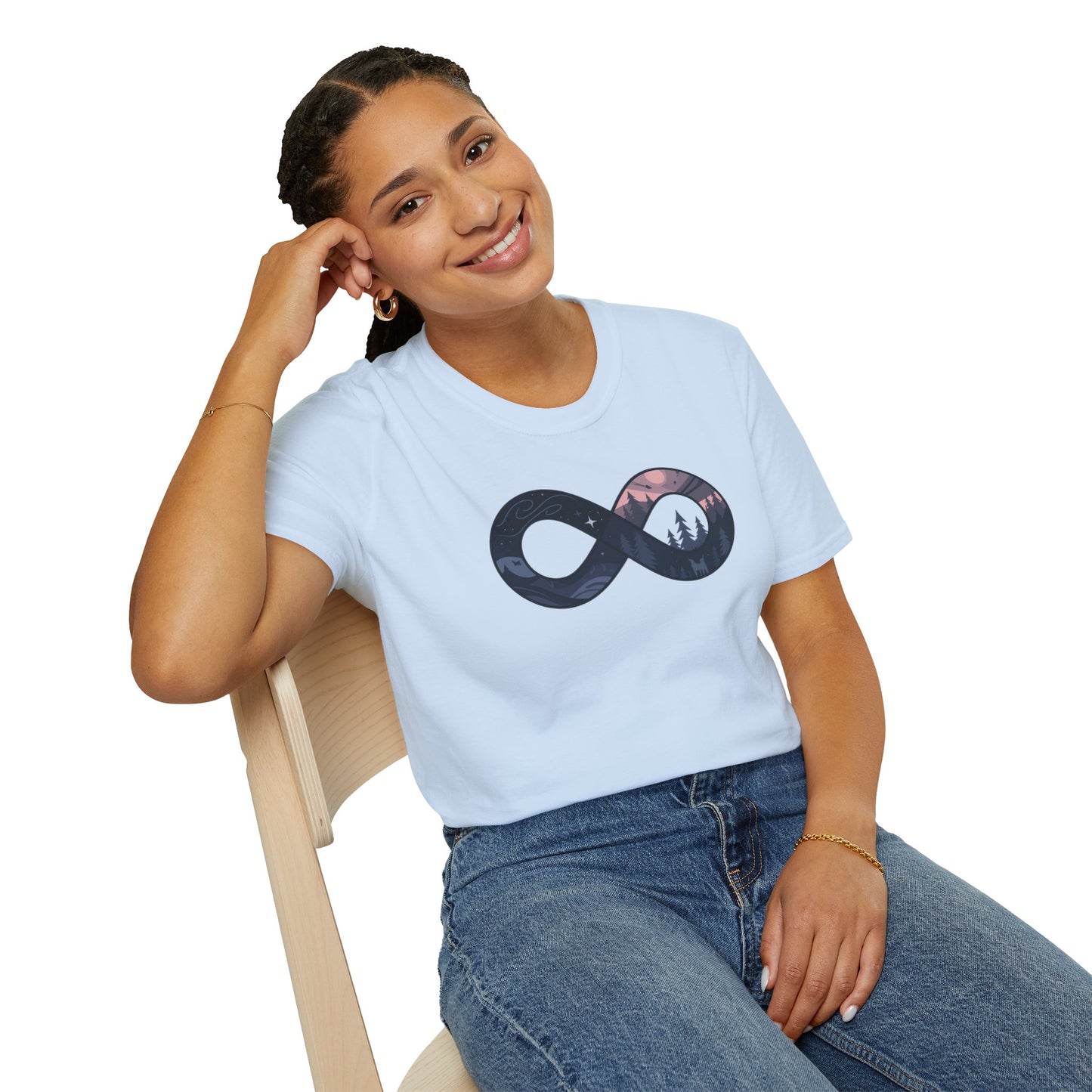 Infinity Celestial Forest Unisex T-Shirt