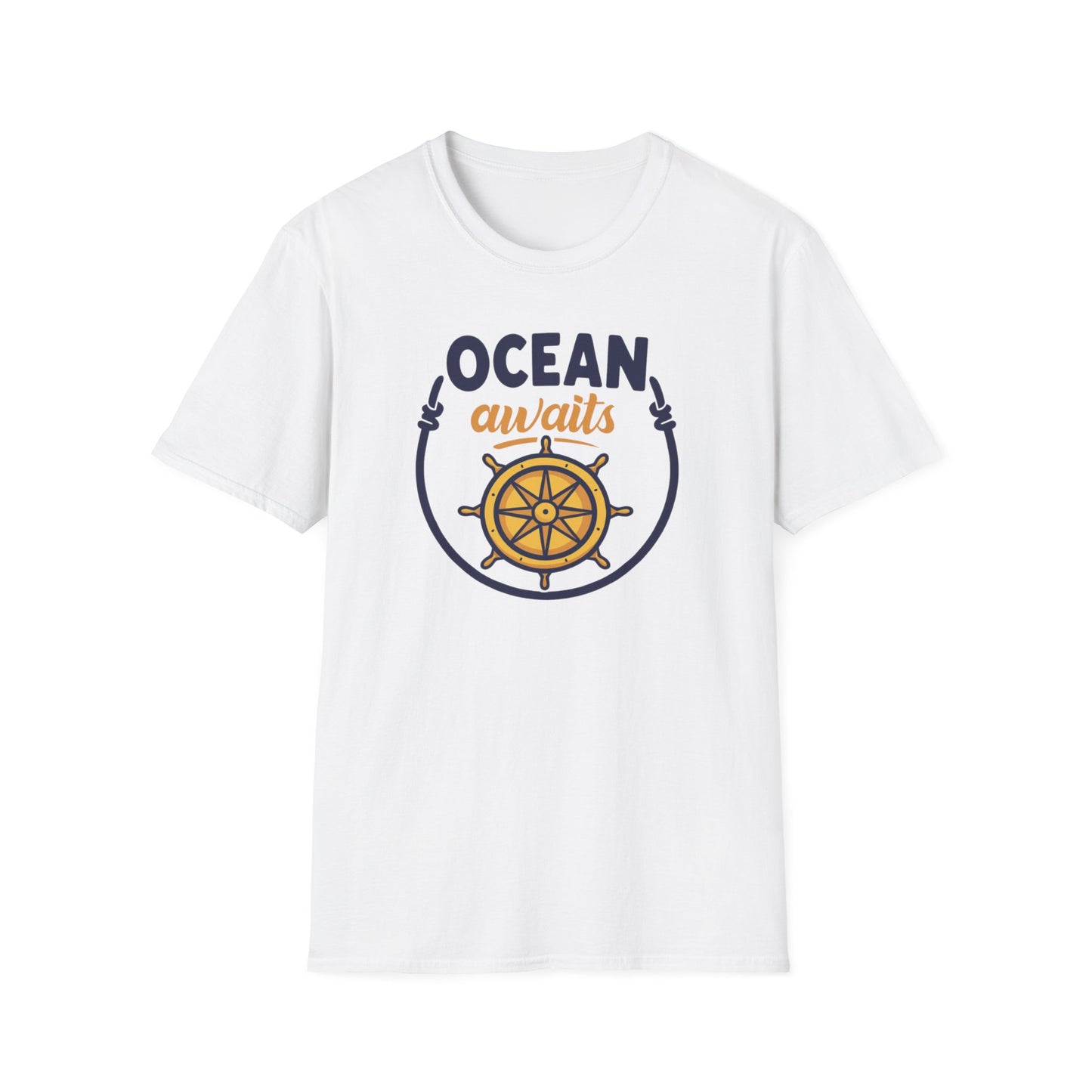 Ocean Awaits Compass, Unisex T-Shirt