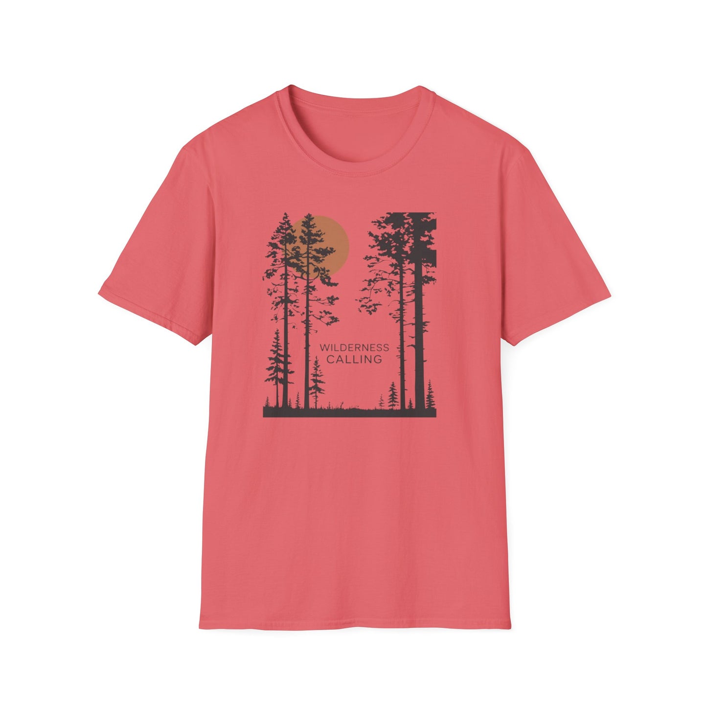 Pine Tree Moon Unisex T-Shirt
