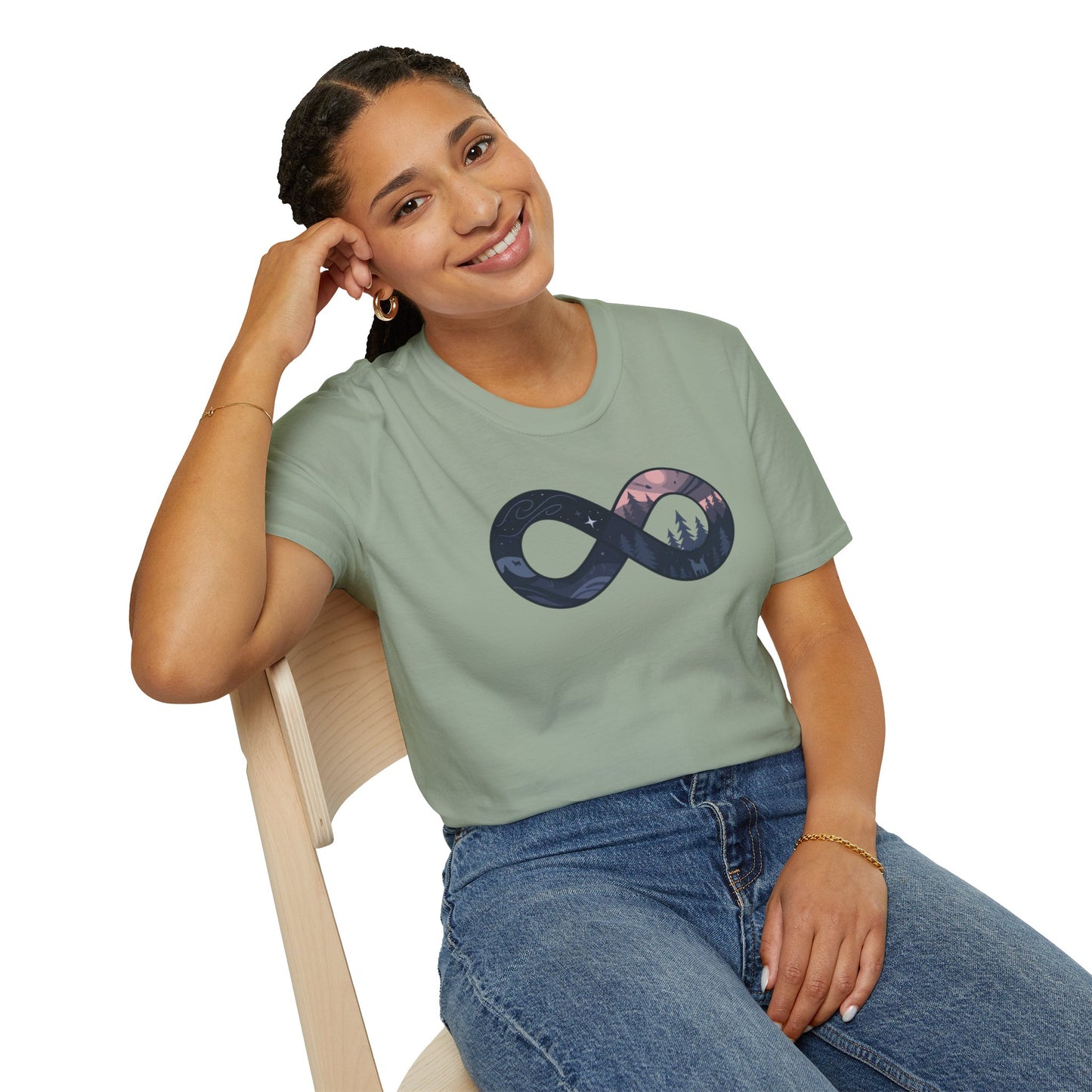 Infinity Celestial Forest Unisex T-Shirt