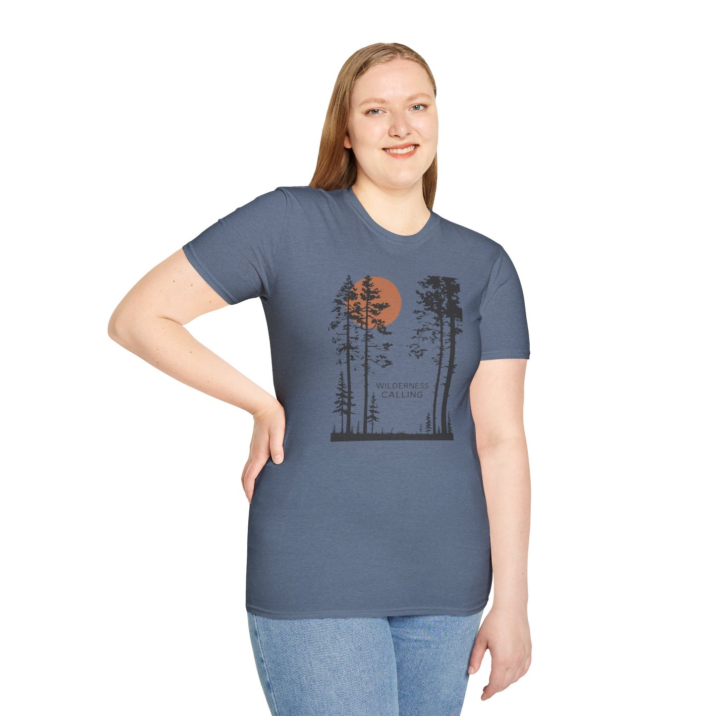 Pine Tree Moon Unisex T-Shirt
