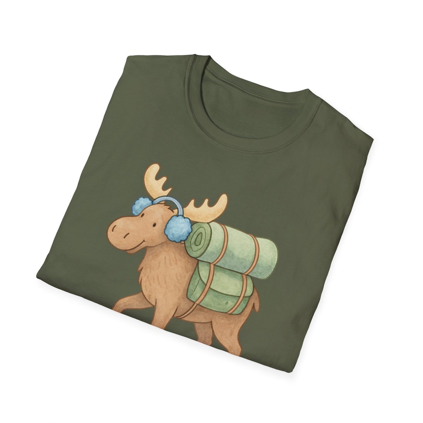Winter Moose Unisex T-Shirt