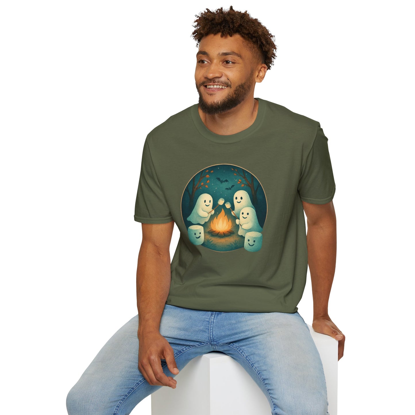 Ghost Campfire Unisex Softstyle T-Shirt