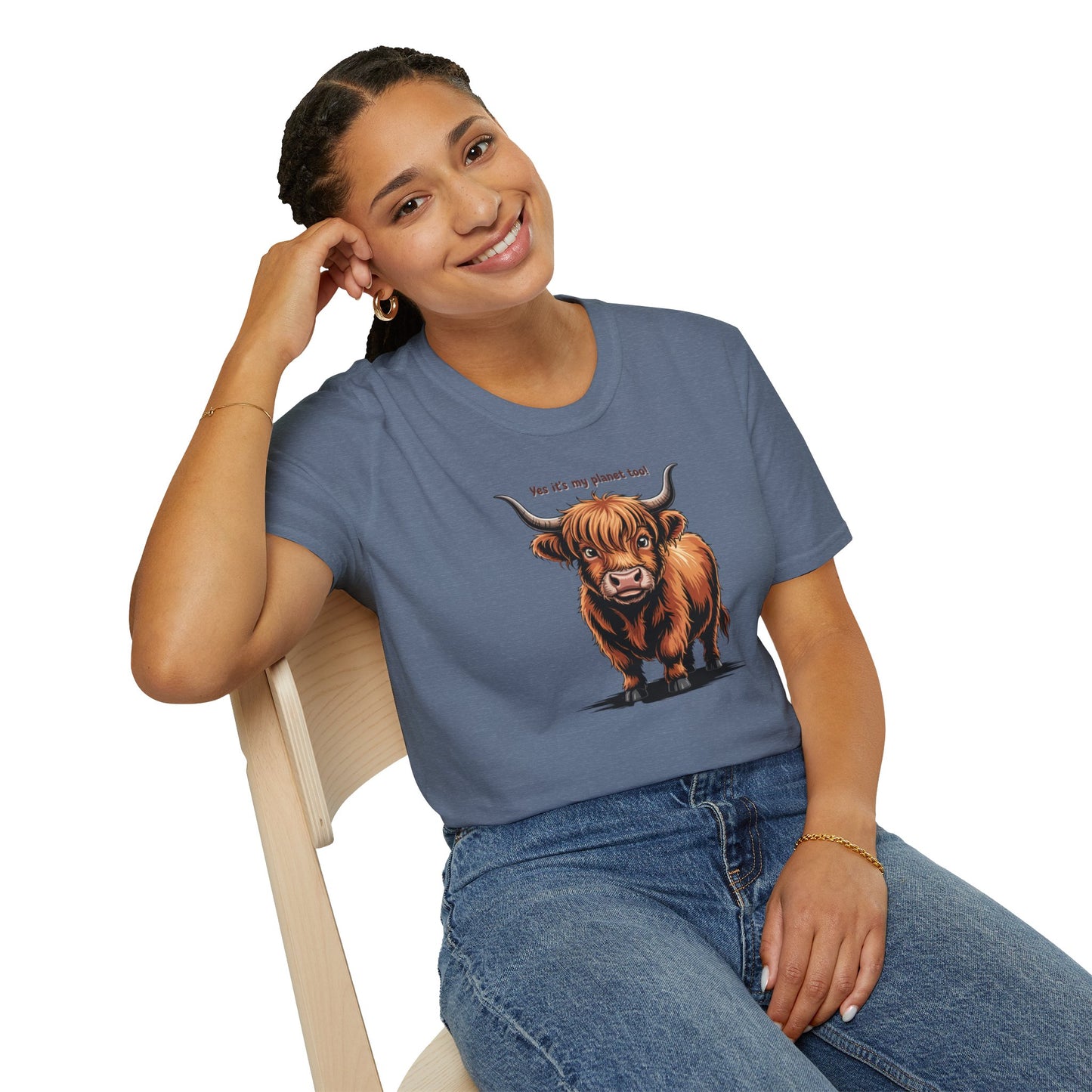 Nature Highland Cow Unisex T-Shirt