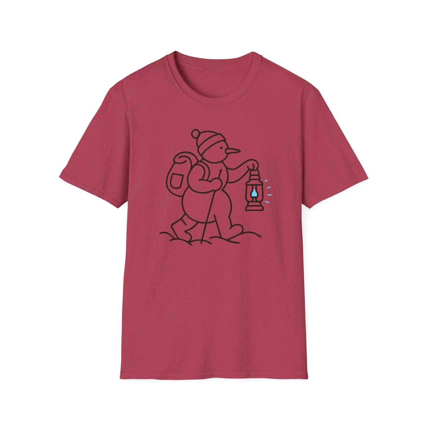 Camper Snowman Unisex T-shirt
