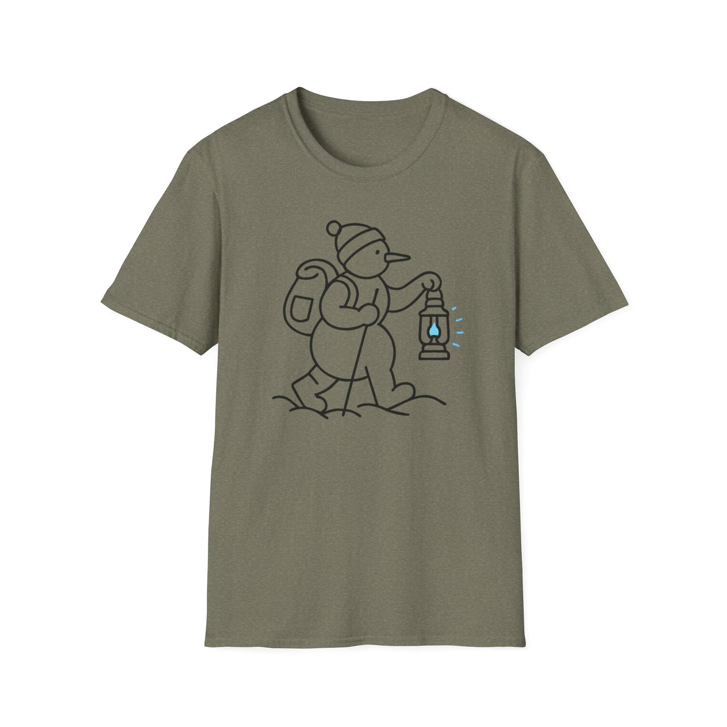 Camper Snowman Unisex T-shirt