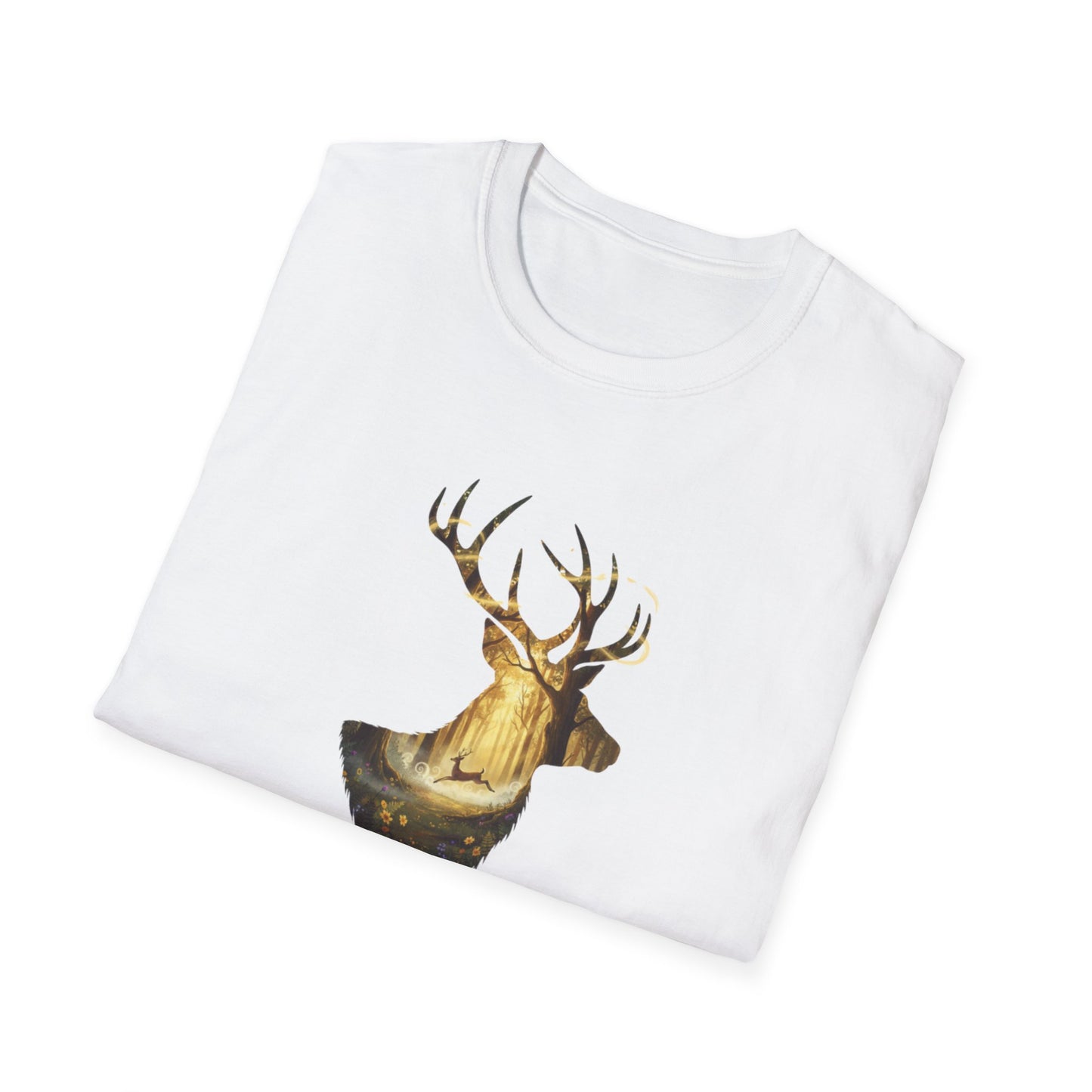 Majestic Stag Forest Unisex T-Shirt