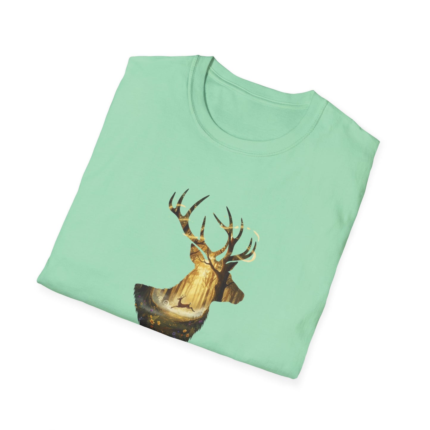 Majestic Stag Forest Unisex T-Shirt
