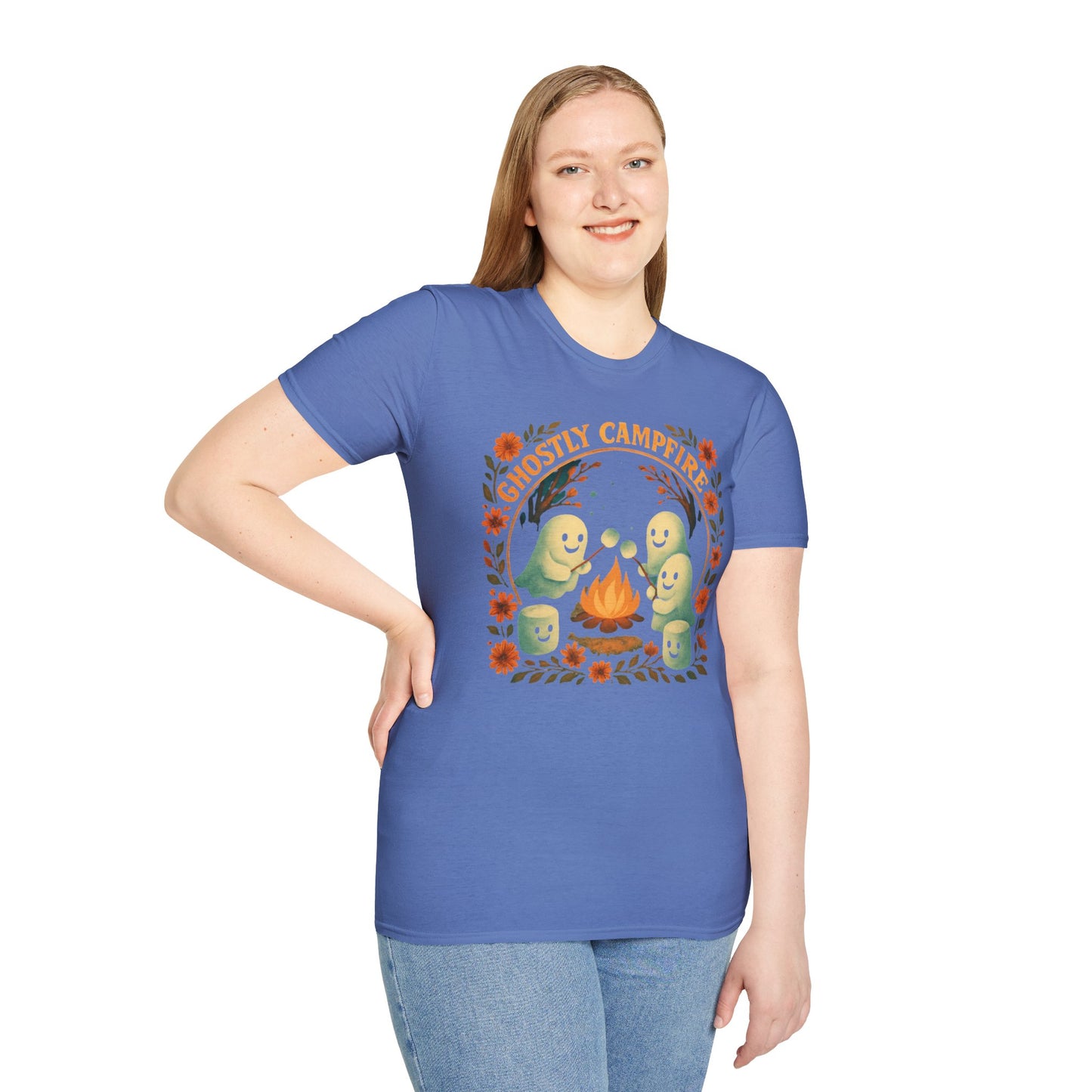Ghostly Campfire Unisex T-shirt