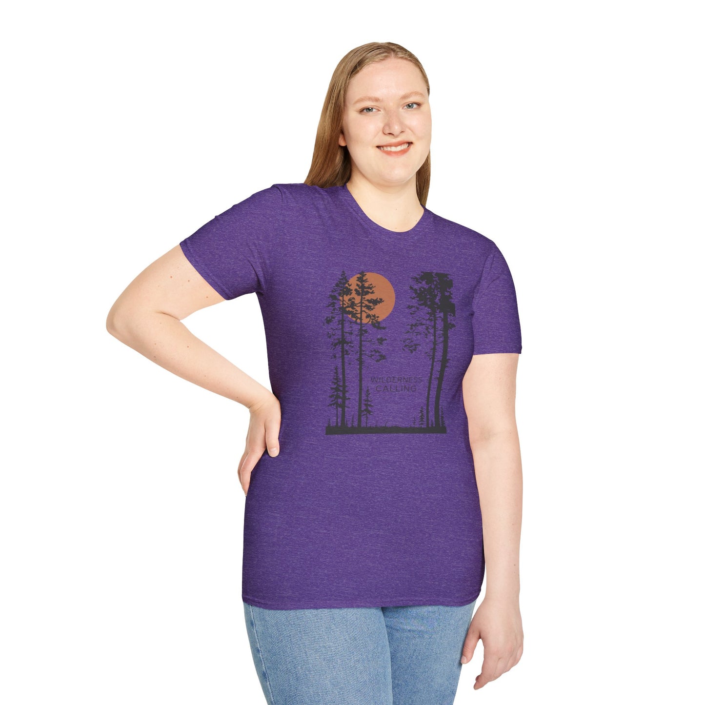 Pine Tree Moon Unisex T-Shirt