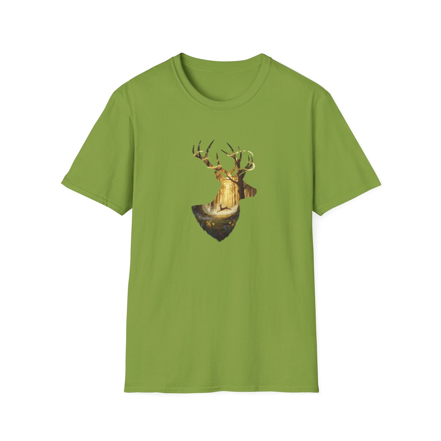 Majestic Stag Forest Unisex T-Shirt