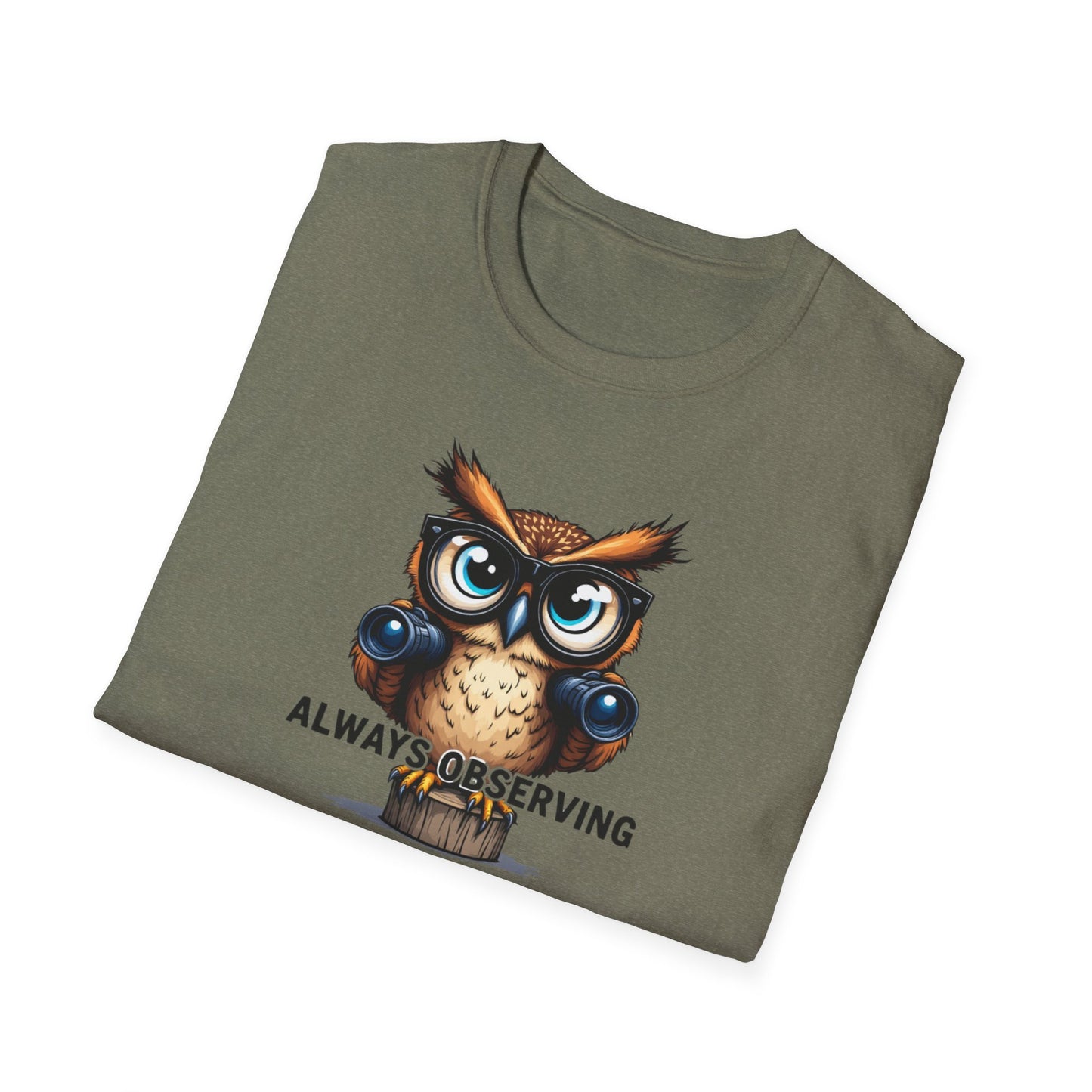 Observing Owl Unisex T-Shirt
