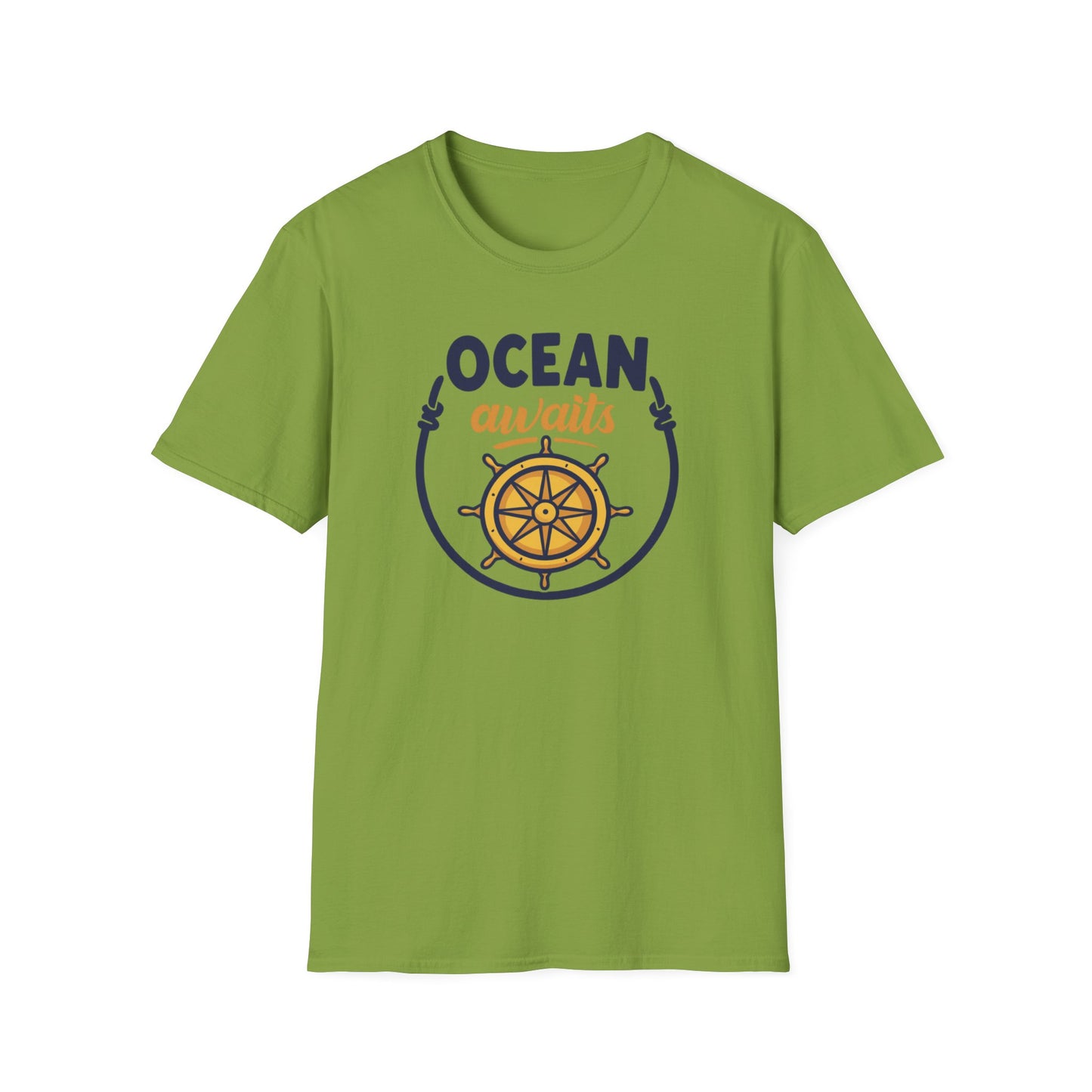 Ocean Awaits Compass, Unisex T-Shirt
