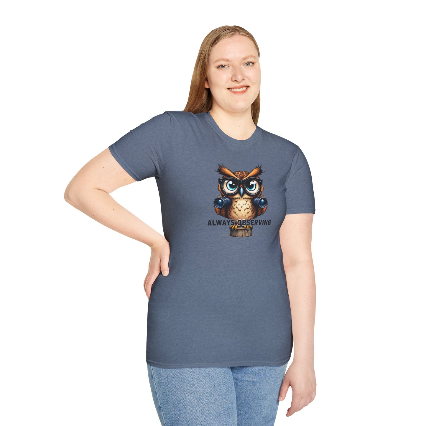 Observing Owl Unisex T-Shirt