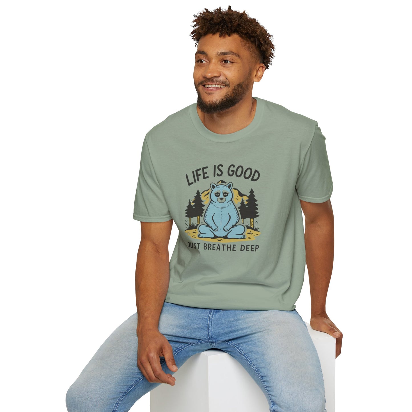 Bear Meditation, Unisex T-Shirt