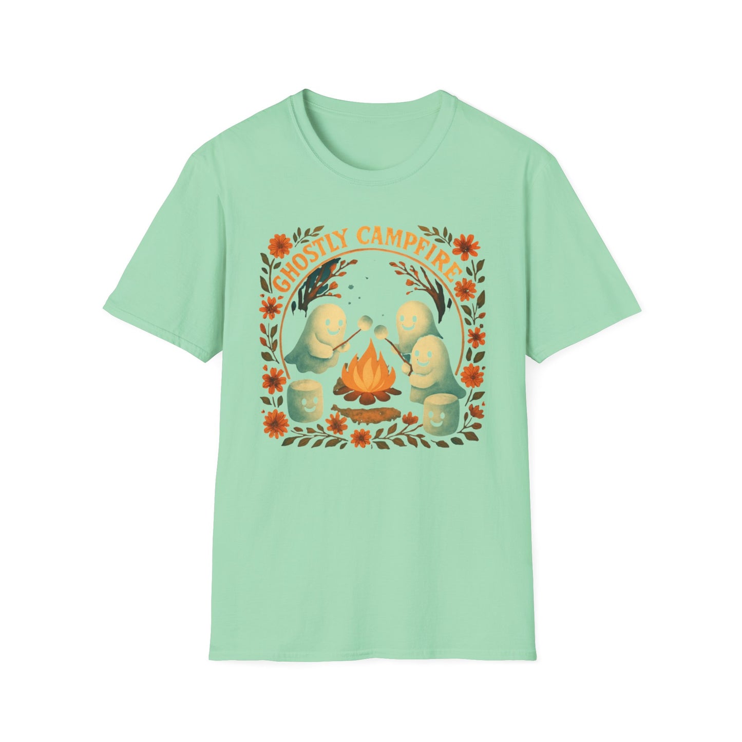 Ghostly Campfire Unisex T-shirt