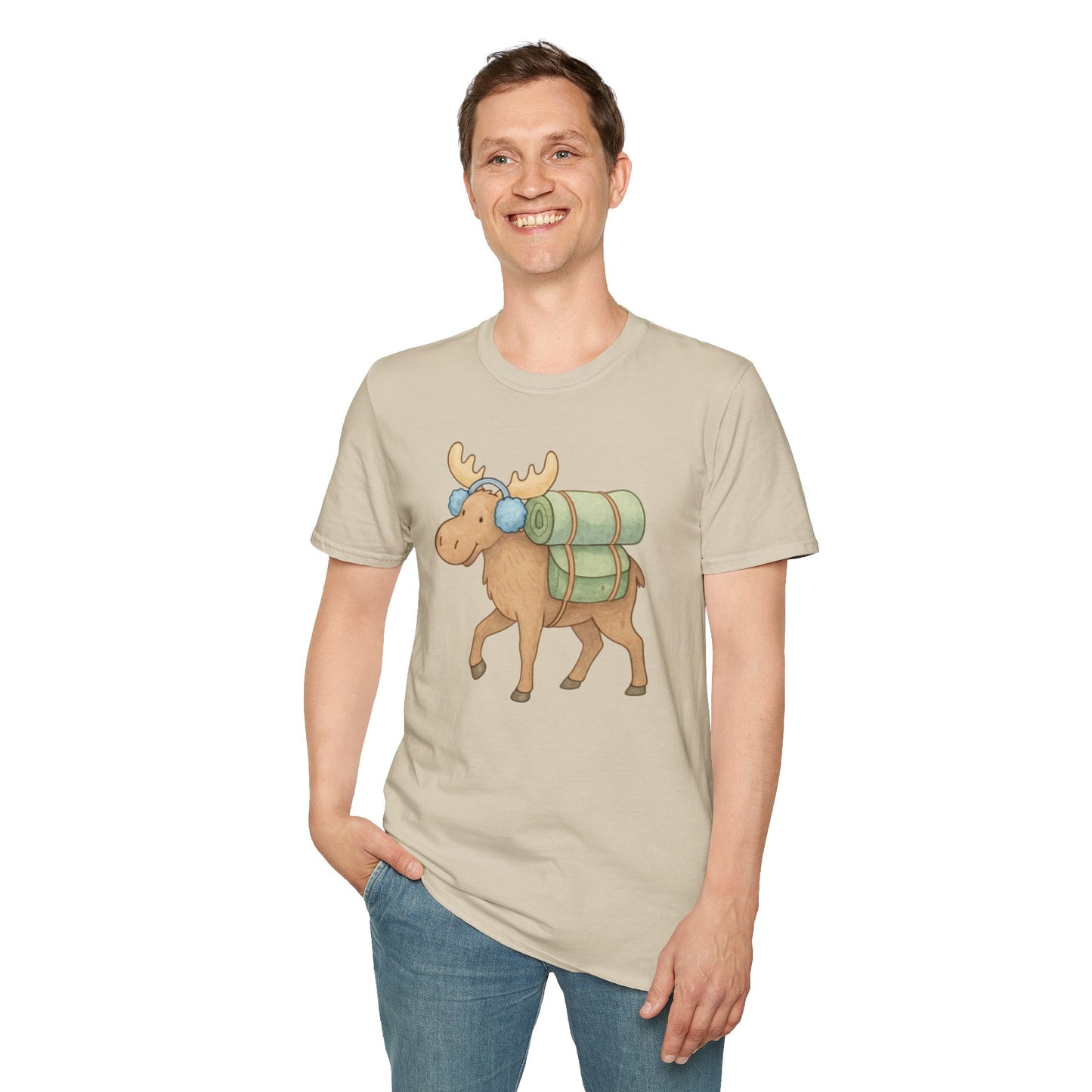 Winter Moose Unisex T-Shirt