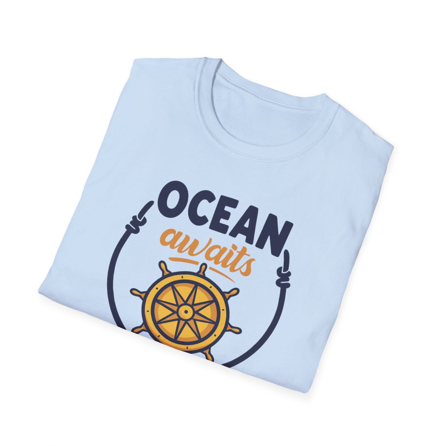Ocean Awaits Compass, Unisex T-Shirt