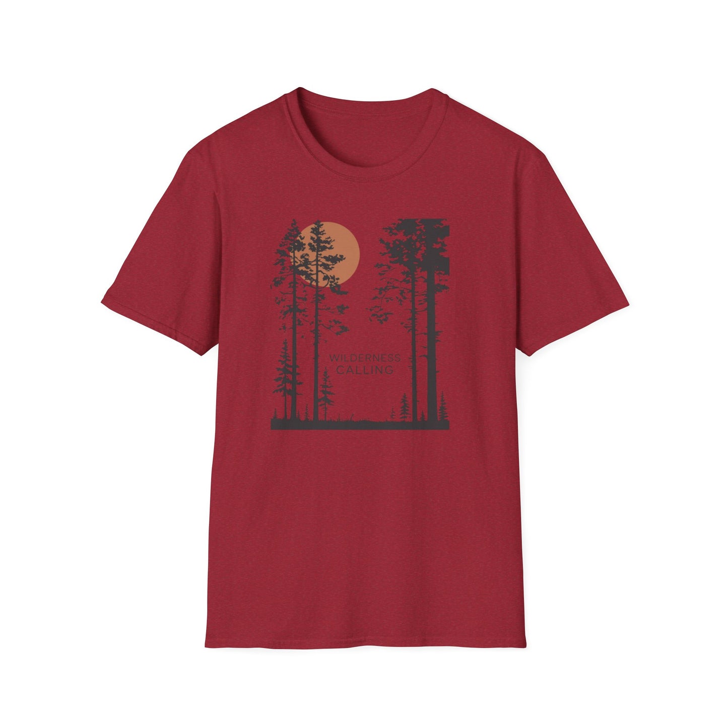 Pine Tree Moon Unisex T-Shirt