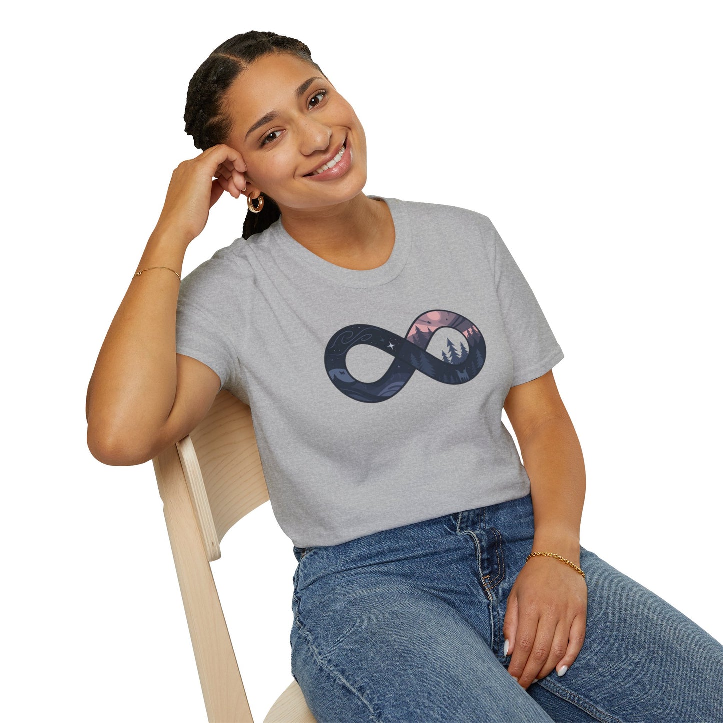 Infinity Celestial Forest Unisex T-Shirt