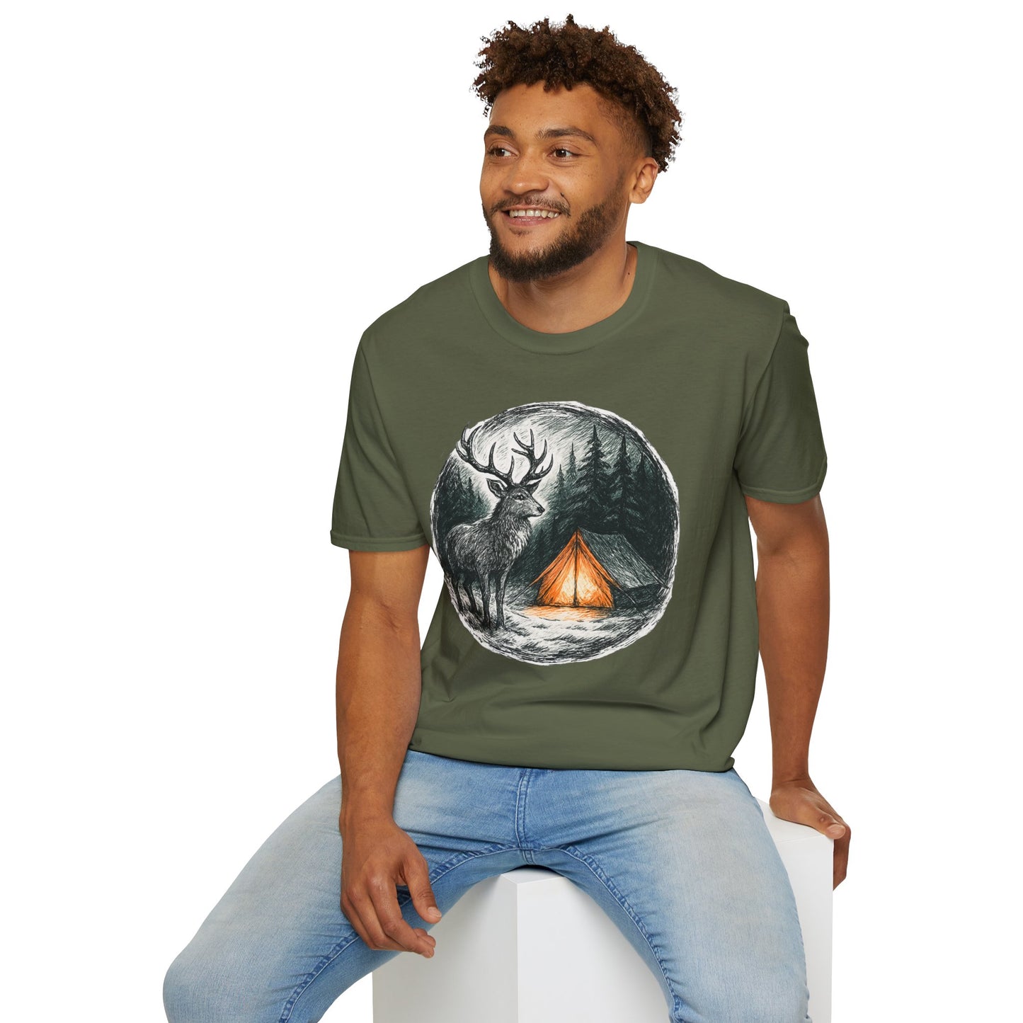 Winter Deer Unisex T-shirt