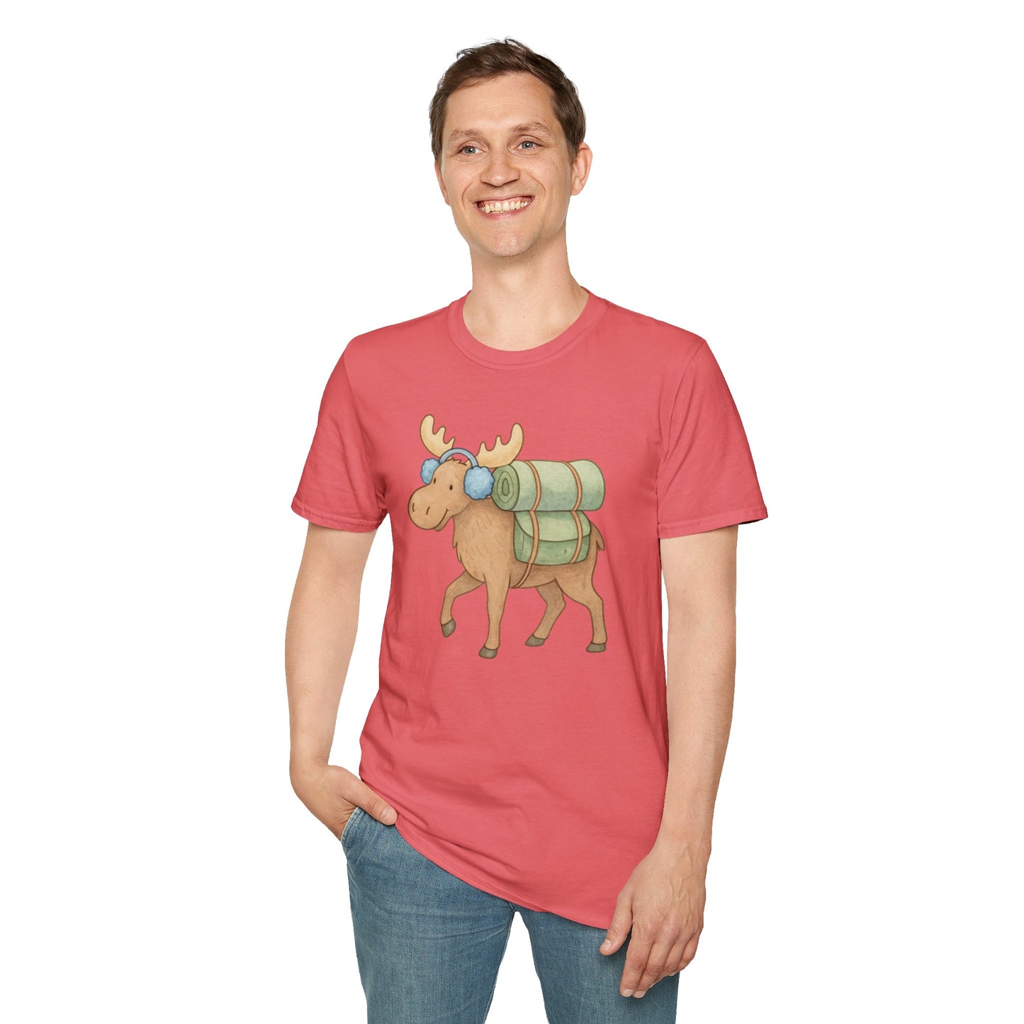 Winter Moose Unisex T-Shirt