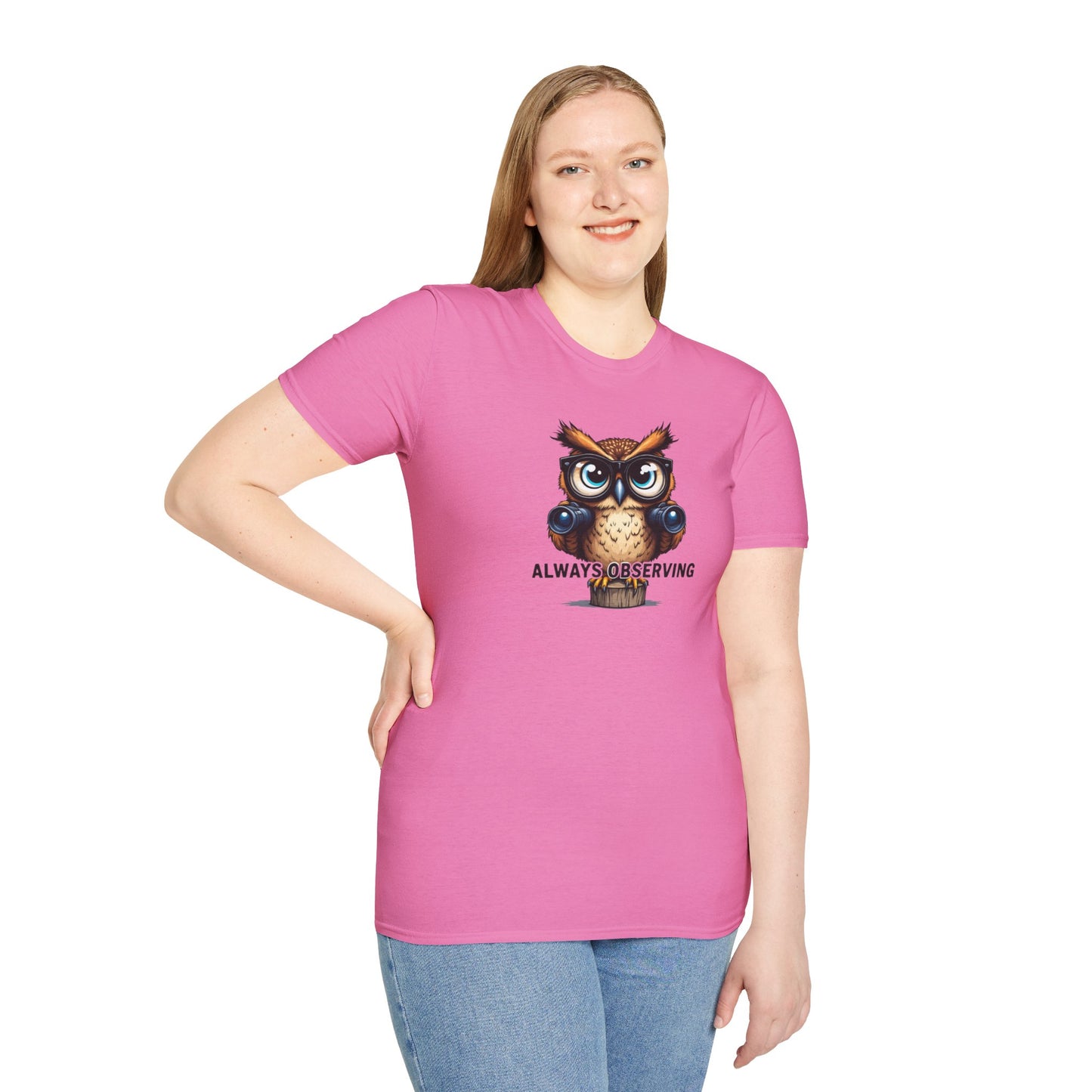 Observing Owl Unisex T-Shirt
