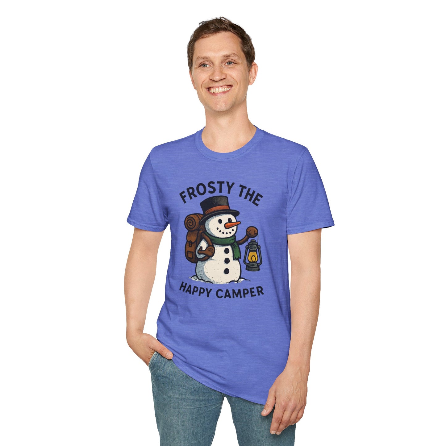 Camper Snowman Unisex T-shirt